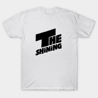 The shining black logo by Stanley Kubrick T-Shirt